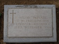 Struma Military Cemetery - Etherington, T W